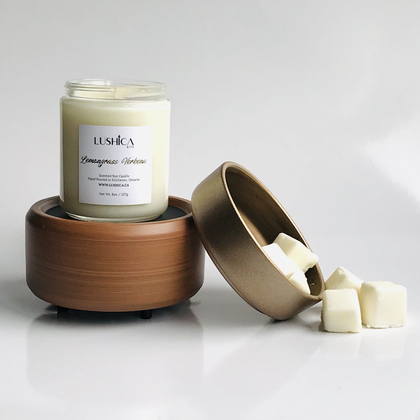 Pewter Walnut 2-in-1 Classic Fragrance Warmer *NEW