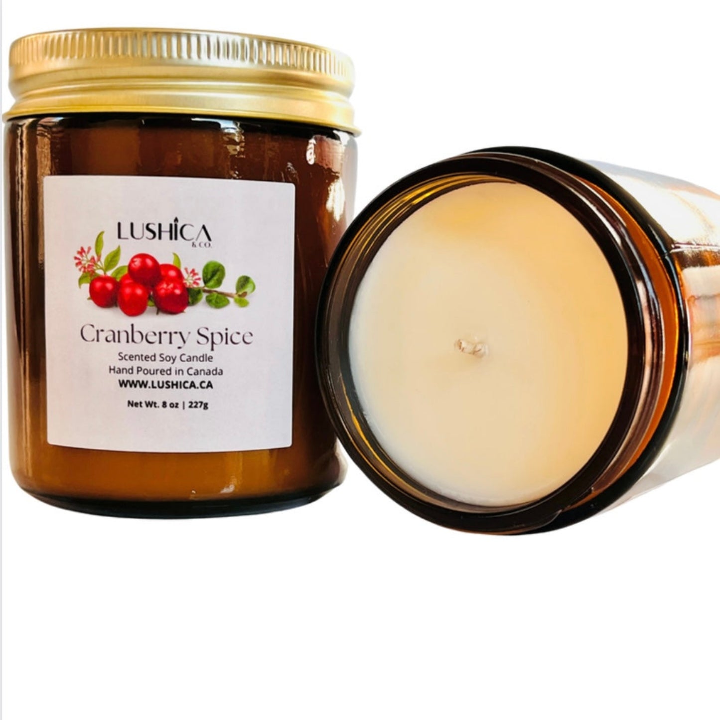 Cranberry Spice Soy Wax Candle