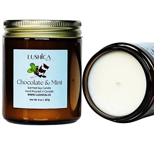 Chocolate & Mint Soy Candle