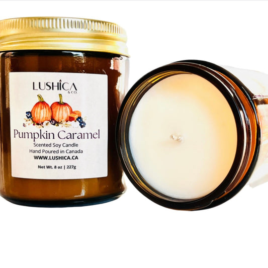 Pumpkin Caramel Soy Wax Candle